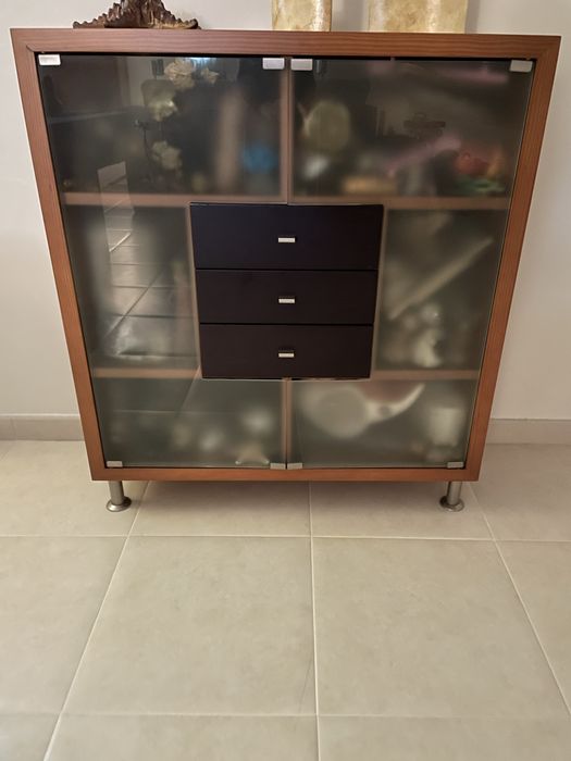 Movel cerejeira cristaleirs