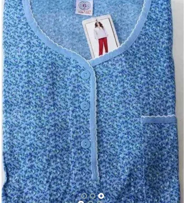 Piżama damska długi rękaw duża wygodna 4xl 5xl 6xl 7xl 8xl nowa