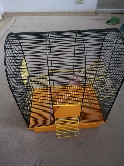 Клітка для гризунів (щурів, хом'яків) + драбинки та полиці