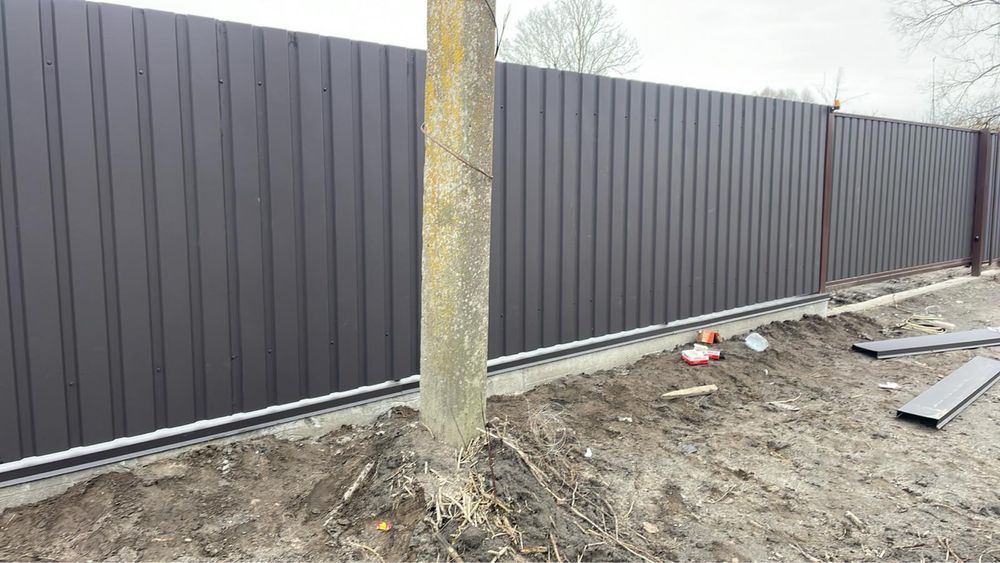 Забори ворота хозблоки навіси під ключ