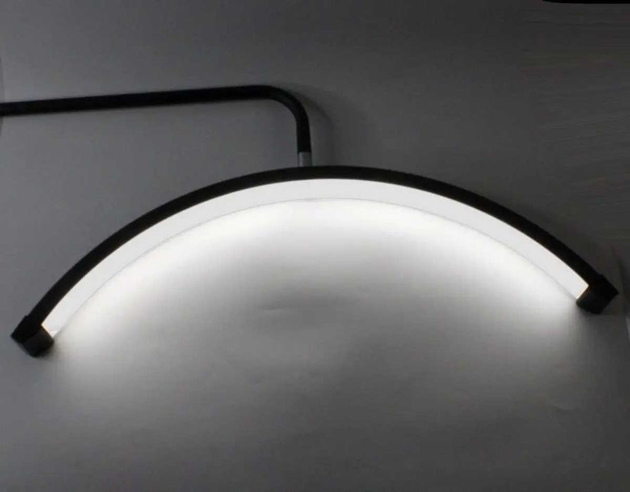 Безтіньова лампа на струбцині LED MOON HD-M6X-36 (SP-006), 36Вт, Чорна