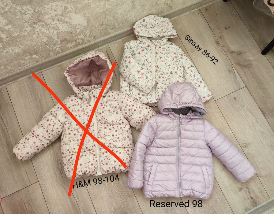 Куртка демісезонна на дівчинку 92-98