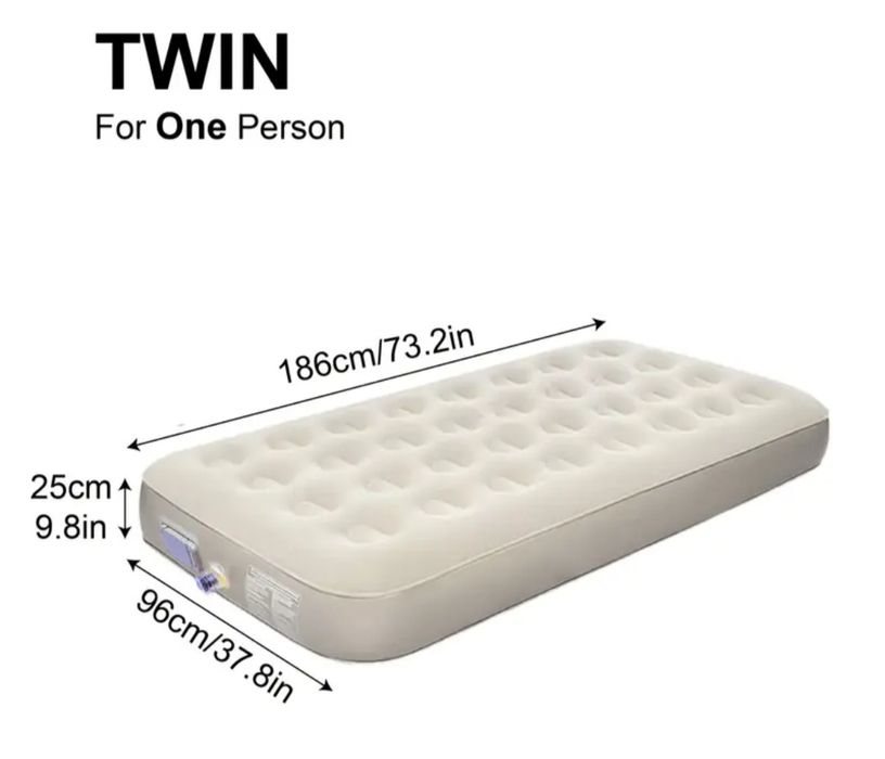 Materac jednoosobowy samopompujący premium