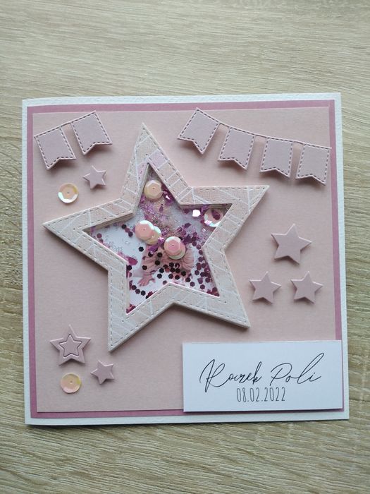 Personalizowana kartka urodzinowa dla dziewczynki ze zdjęciem.