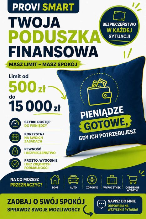 Bank odmówił?! Sprawdź limit do 15 000 zł. | POZNAŃ i okolice