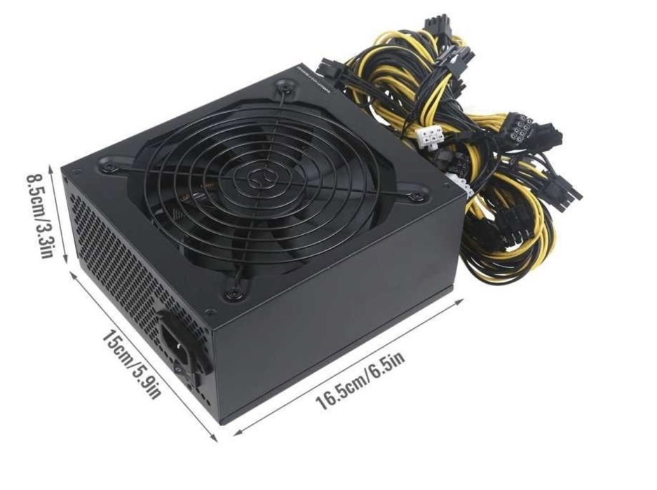 Блок питания JULONG FENGBAO LX1800W ( 80 Plus Platinum) ферма майнинг