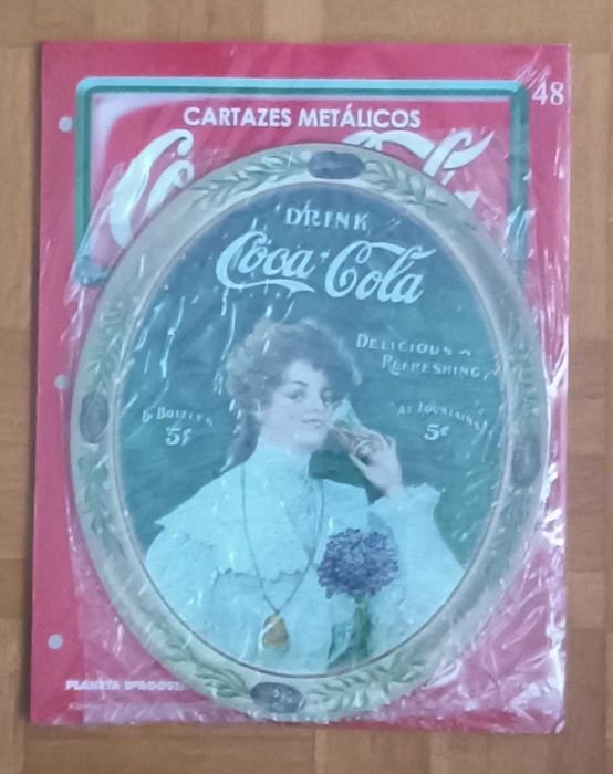 Cartazes metálicos Coca-Cola  (Colecção completa)