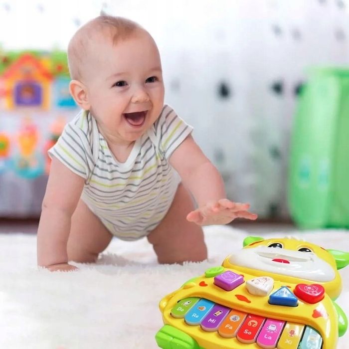 Interaktywne Pianinko Krówka Organki Z Dźwiękiem