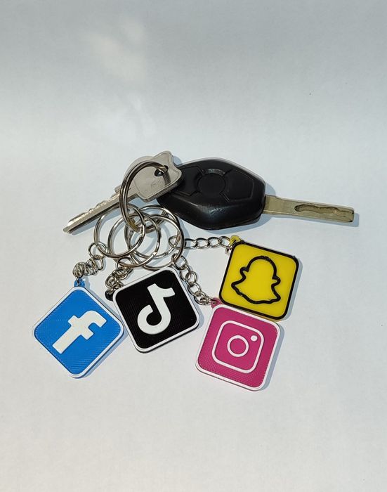 Breloki NFC (Instagram Facebook tiktok snapchat)