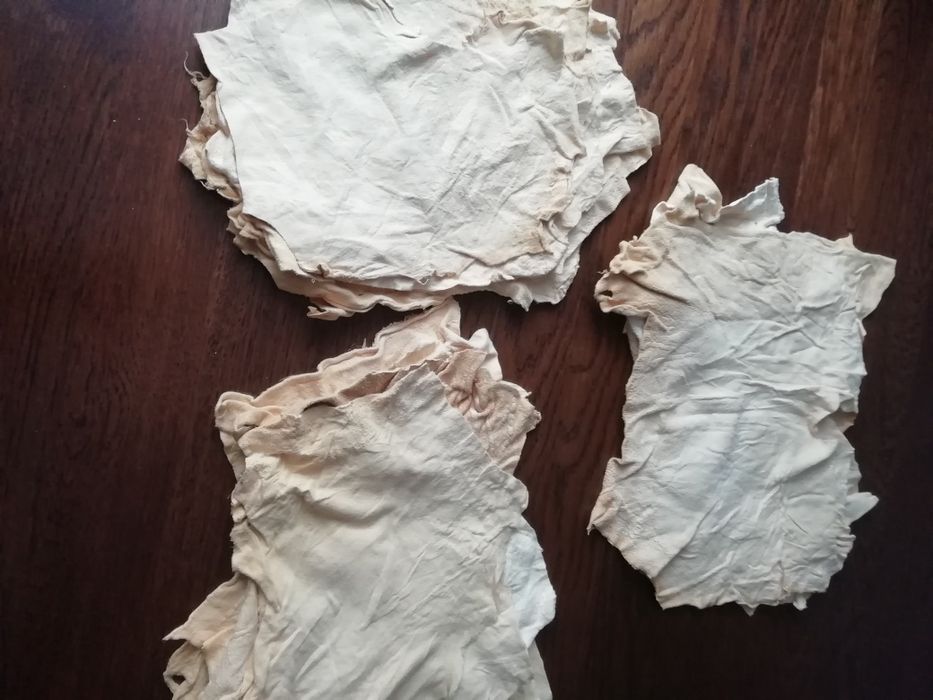 łatki, skrawki skóry ircha