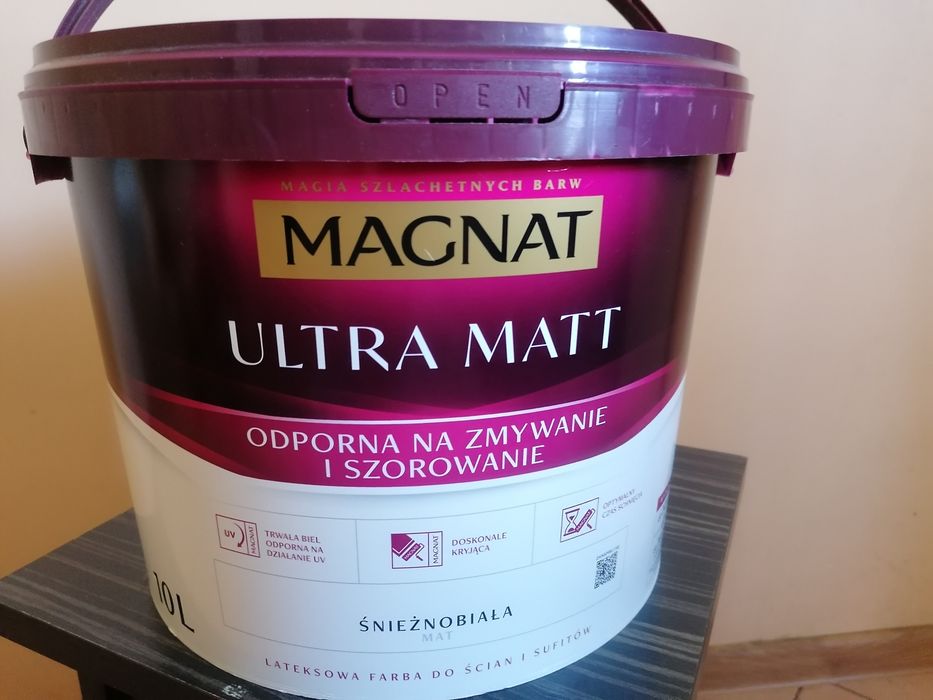 Farba Ultra Matt 10L Śnieżniobiała