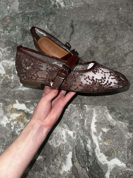 Балетки сіточкою