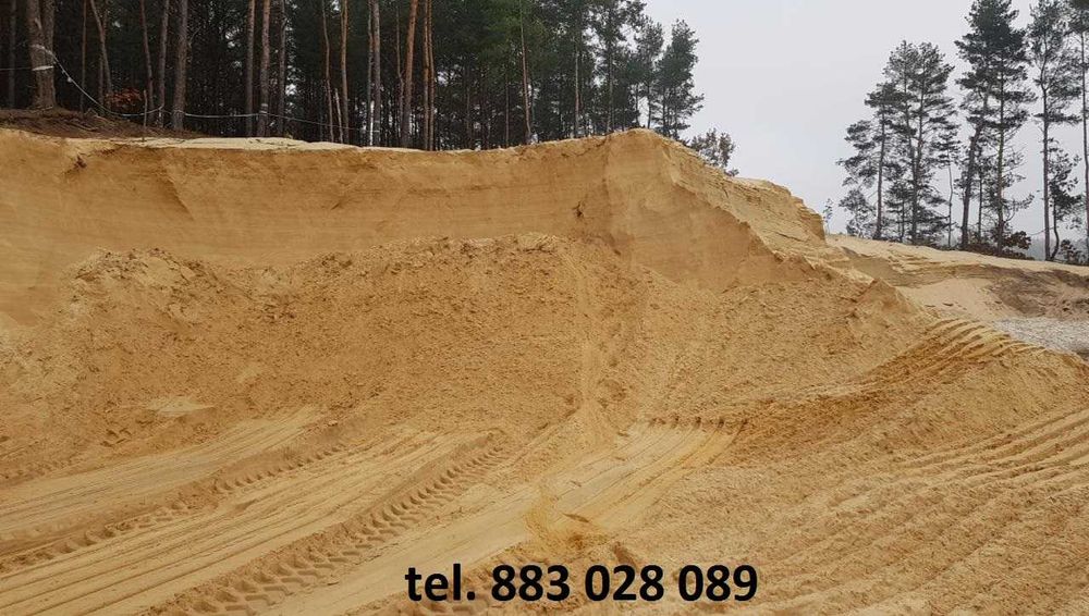 Piasek kopany płuczka żwir kamień ziemia Usługi wywrotką i koparką