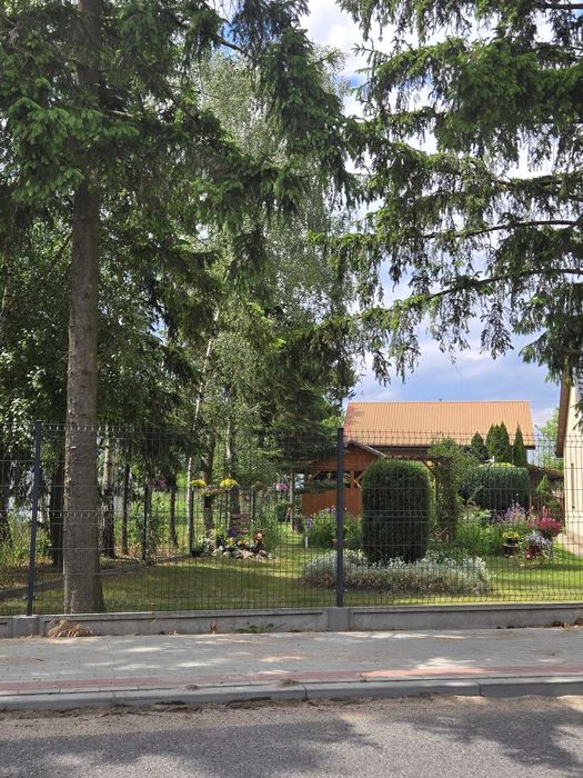 WIETRZENIE MAGAZYNU - Ogrodzenie panelowe 3d furtka, brama