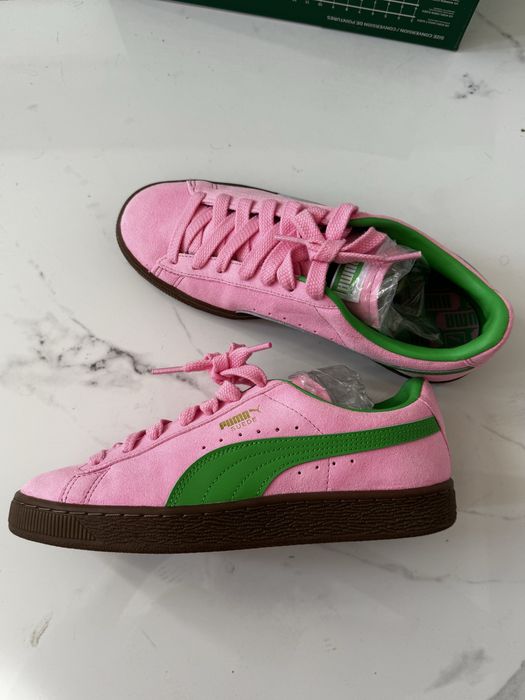 Кеди жіночі Puma Seude Рожево-Зелені
