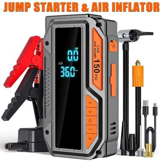 Пуско зарядное устройство авто бустер+компресор 10в1 JKUOO JS28 3500A