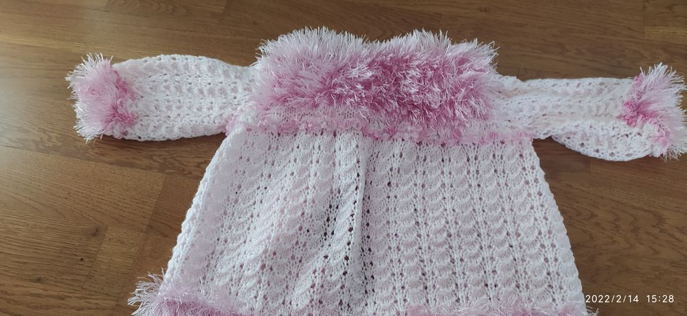 Bolerko narzutka dla dziewczynki 80/86 handmade