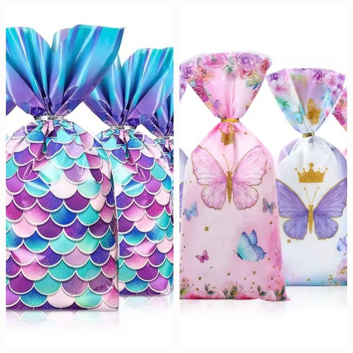 Набір пакетів для пакування солодощів метелики Русалонька