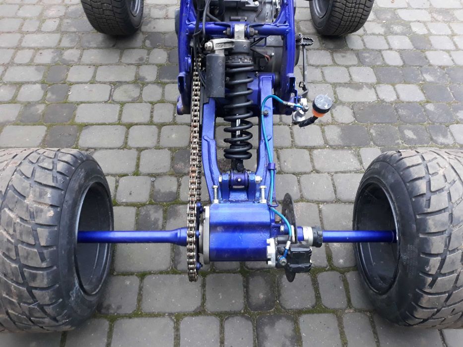 raptor 660 rama dokumenty  wahacz zwrotnica wentylator modul felga
