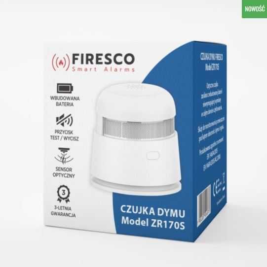 Czujka dymu Firesco ZR170S - Czujka.pl