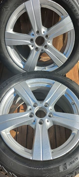 Jantes 17" mercedes com pneus...conjuntos novos