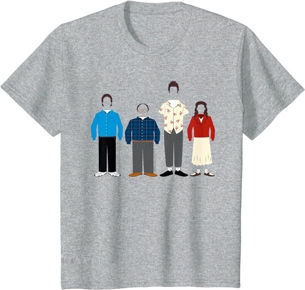 T-shirt Seinfeld [várias cores/tamanho 2 aos 12 anos] NOVO PORTES GRÁT