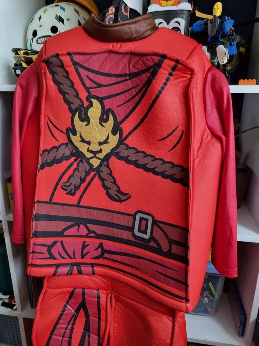 Czerwony ludzik lego wojonik ninjago kai 7 8 9 lat