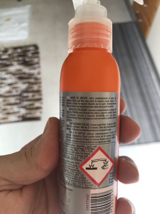 Liquido de limpeza de espuma
