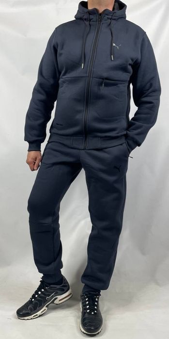 Мужской спортивный костюм Puma зимний теплый