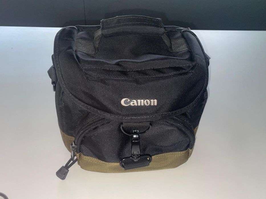 Canon 1200d com lente do kit (18-55mm) e bolsa original da canon