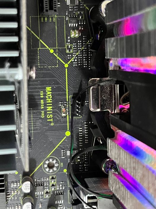 Комплект материнська плата процесор память machinist X99 mr9a pro 32gb