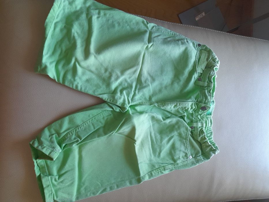 Calções verde da benetton