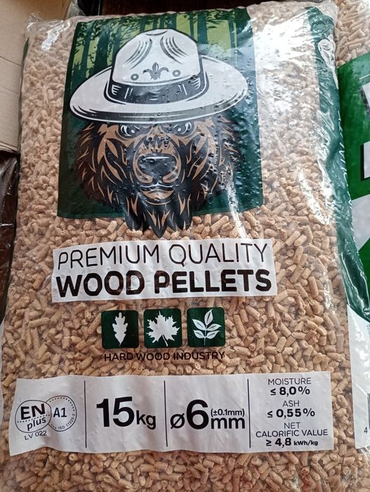 Pellet kl.A1 sosnowy