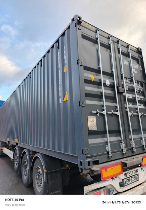 Nowy Kontener Morski 40HC 12m ONE-WAY