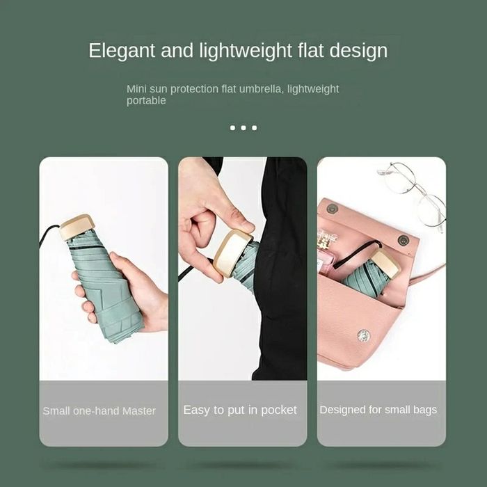 Novo Micro Chapéu de Chuva