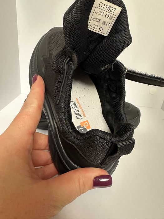 Кросівки на хлопчика від jong golf 30 - 37 чорного кольору