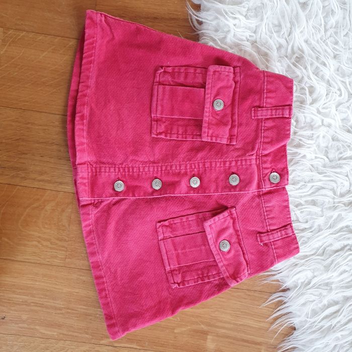 Różowa spódniczka mini