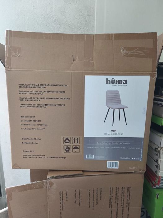 Conjunto de 4 cadeiras