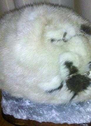 Saga mink шапка натур норка р универсал