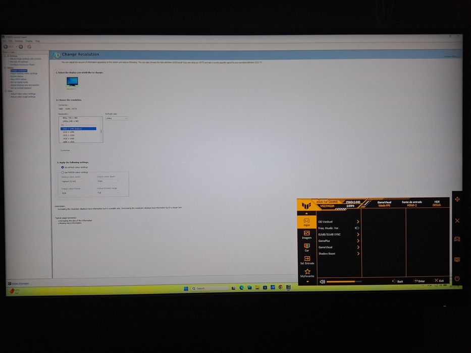 Monitor Asus VG27AQ3A IPS 27'' QHD 16:9 144Hz FreeSync e G-Sync Compatible