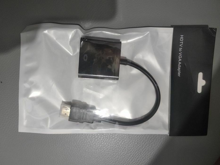 Hdmi vga переходник, адаптер, конвертер новый кабель
