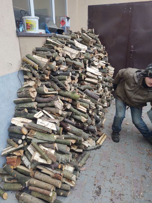 Drewno kominkowe opałowe mix liściasty  f-vat transport