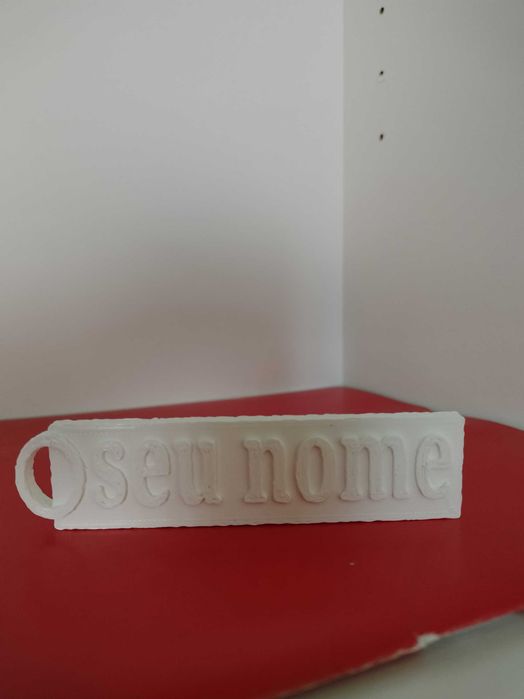 Porta-chaves Personalizável em 3D