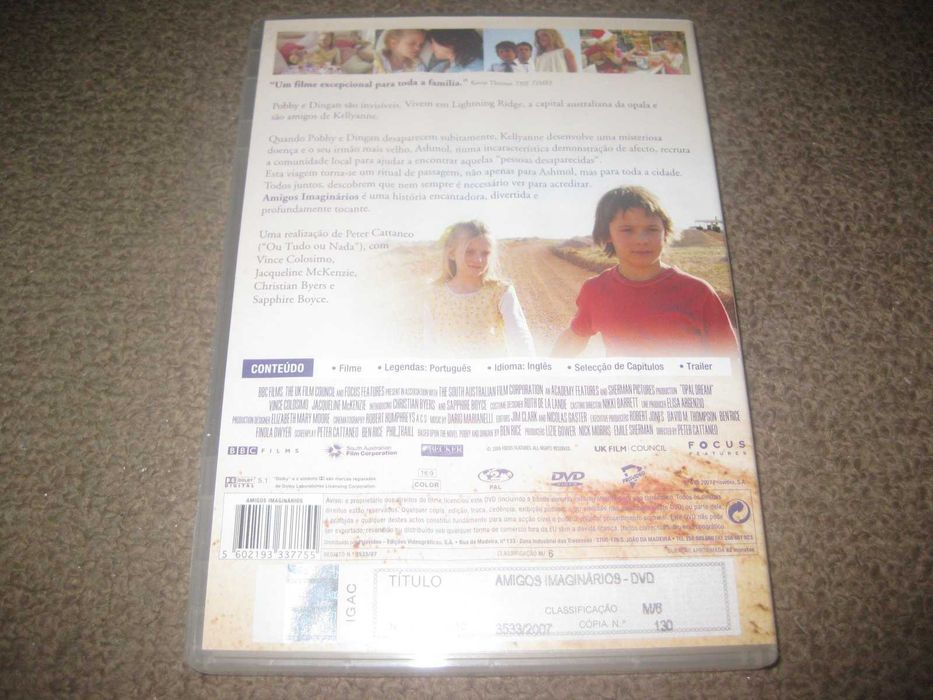 DVD "Amigos Imaginários" de Peter Cattaneo