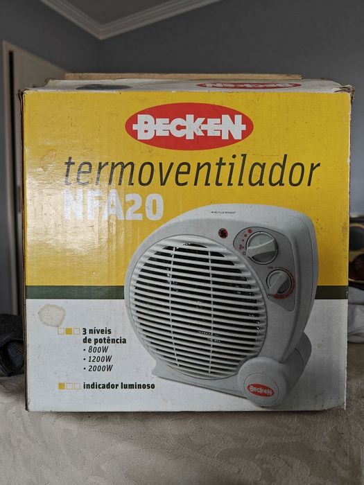 Aquecedor termo ventilador Becken NFA20, usado