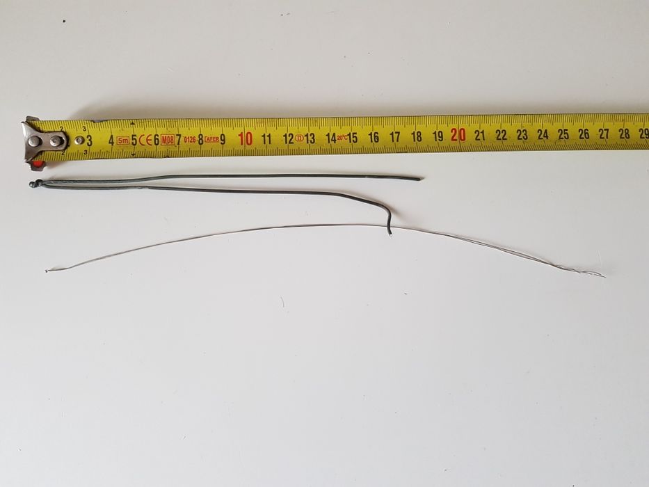 Termopar/cana pirometrica tipo R para 1400° e cana para 1200°