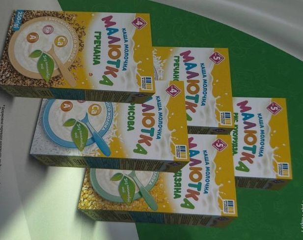 Каша сухая молочная Малютка "Малишка"250 г. Детское питание Малиш