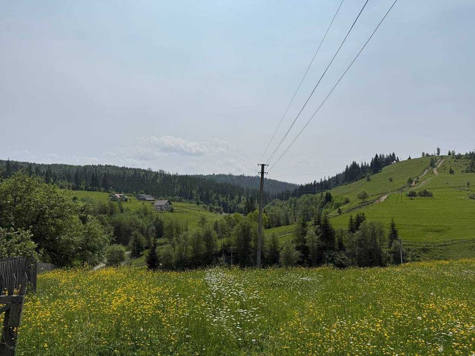 Ділянка в горах  з гарним краєвидом біля Буковеля