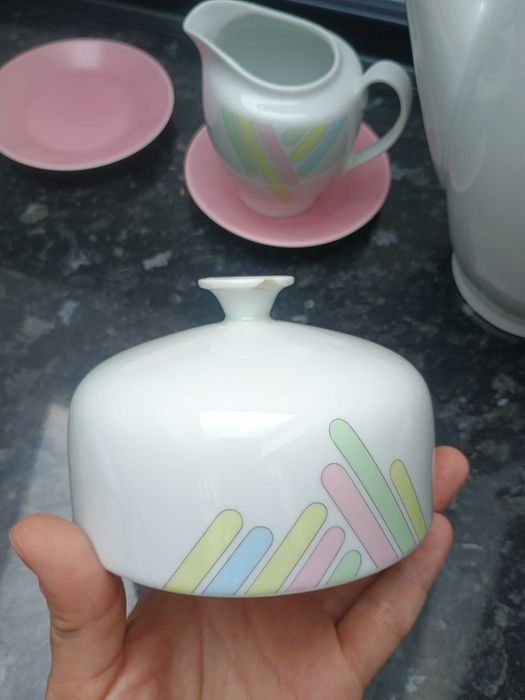 Niemiecki zestaw kawowy Colditz Inglasur