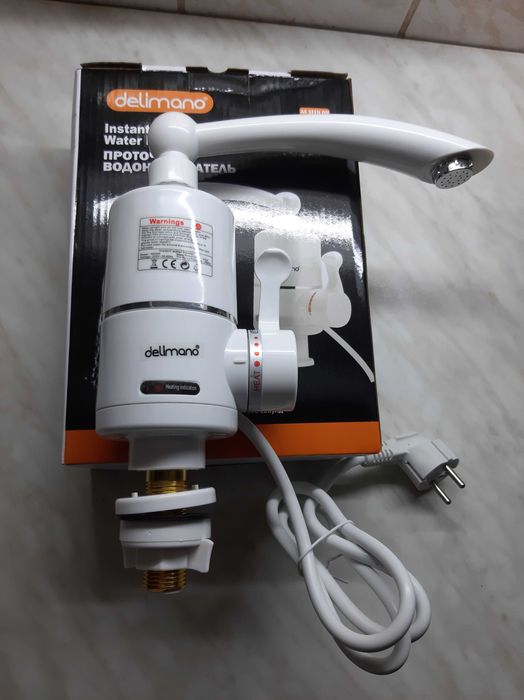 Електронагрівач проточний побутовий INSTANT HEATING FAUCET Delimano